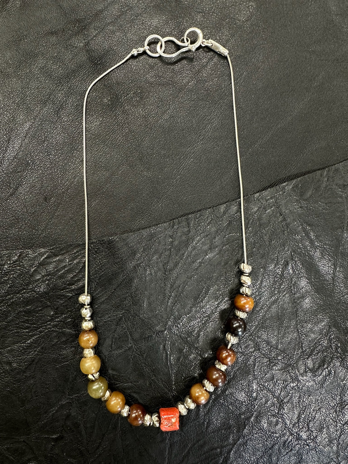 Beaded Coral Necklace