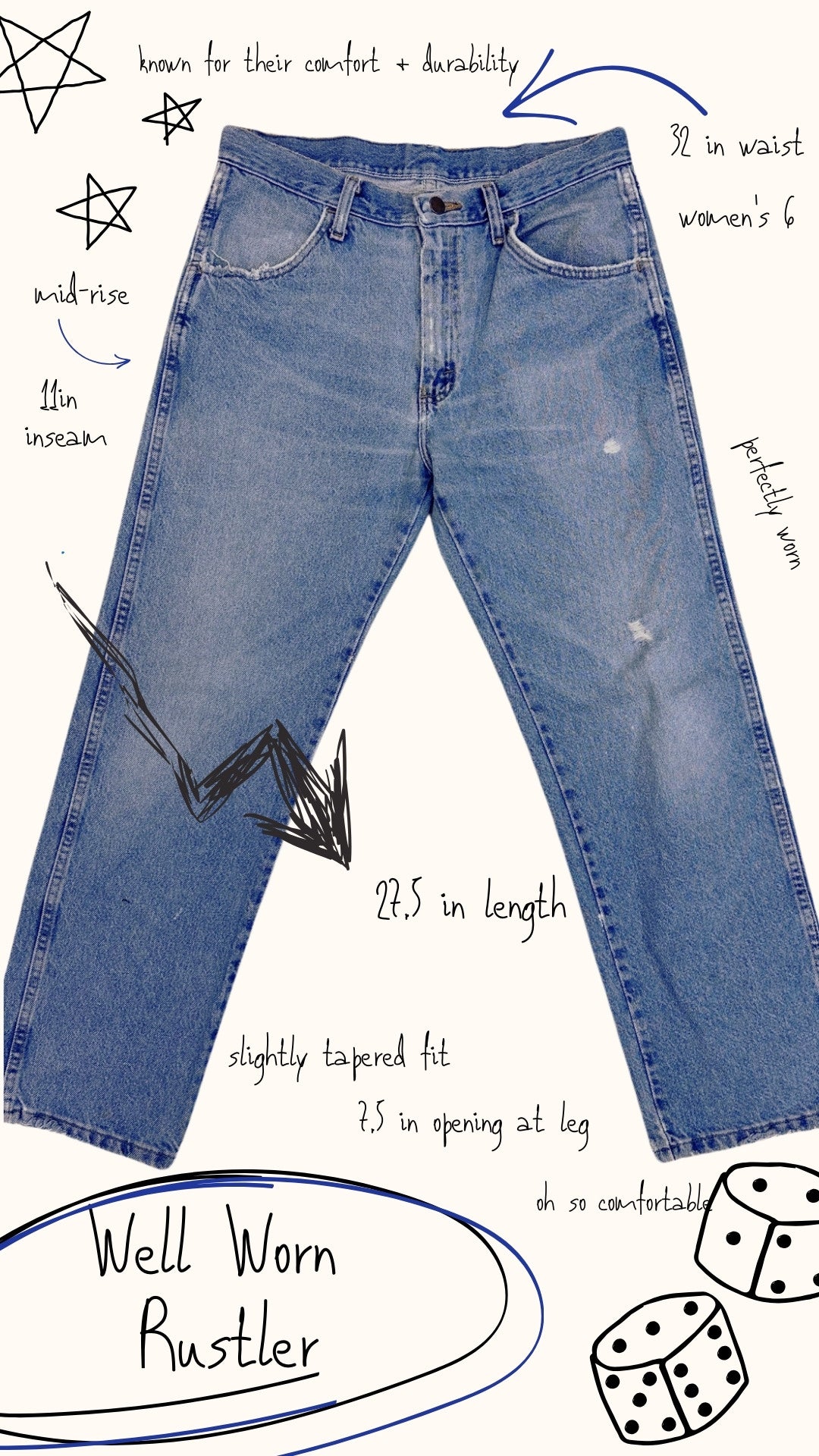 Vintage Rustler Denim