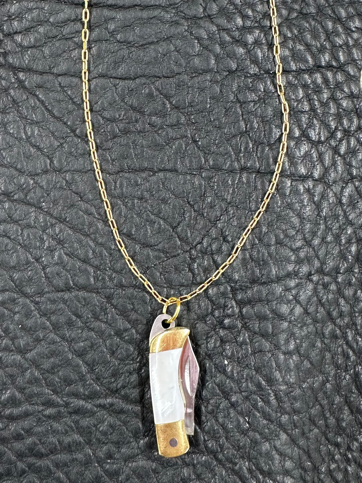 Opal Knife Necklace