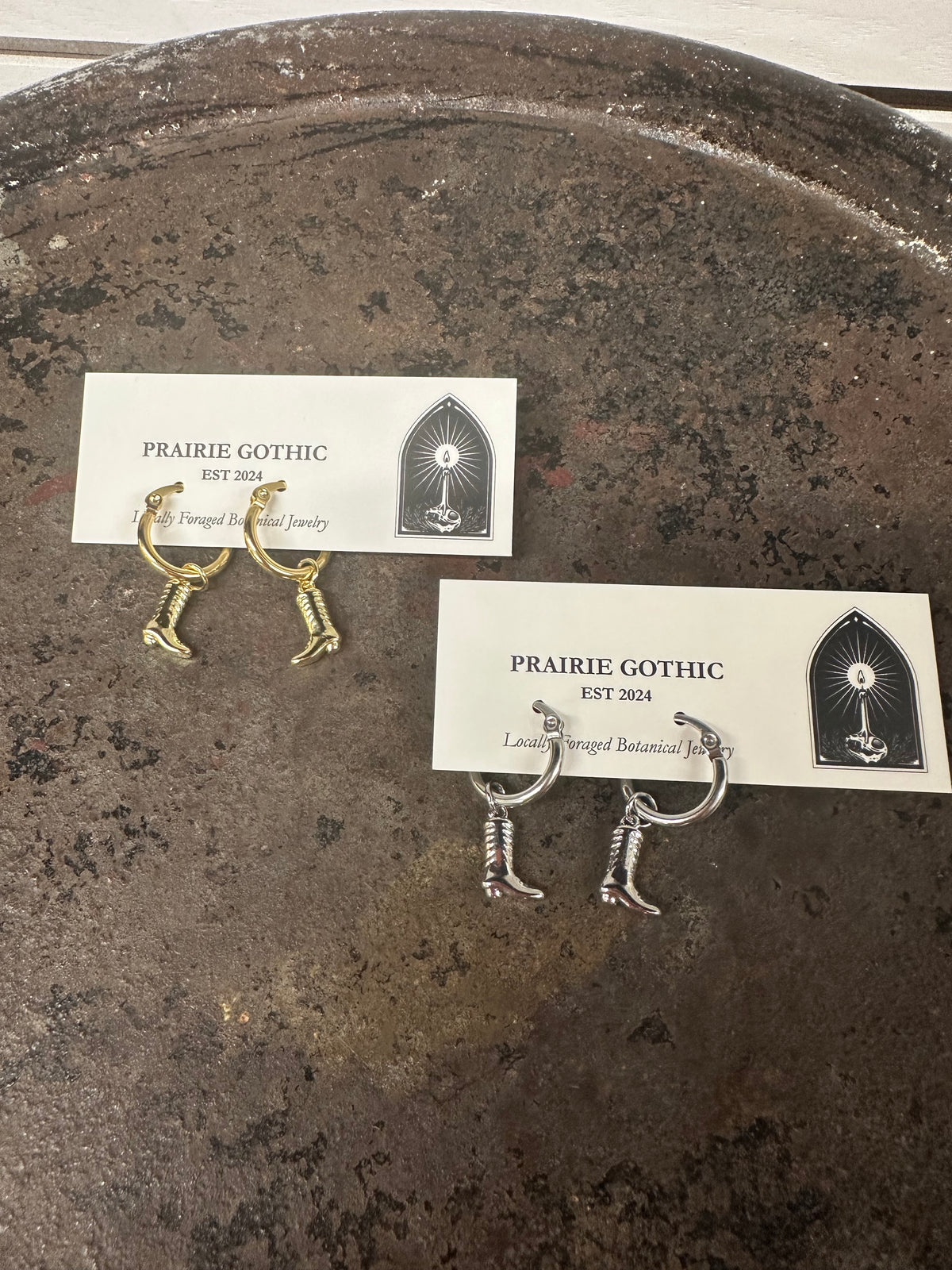 Boot earrings