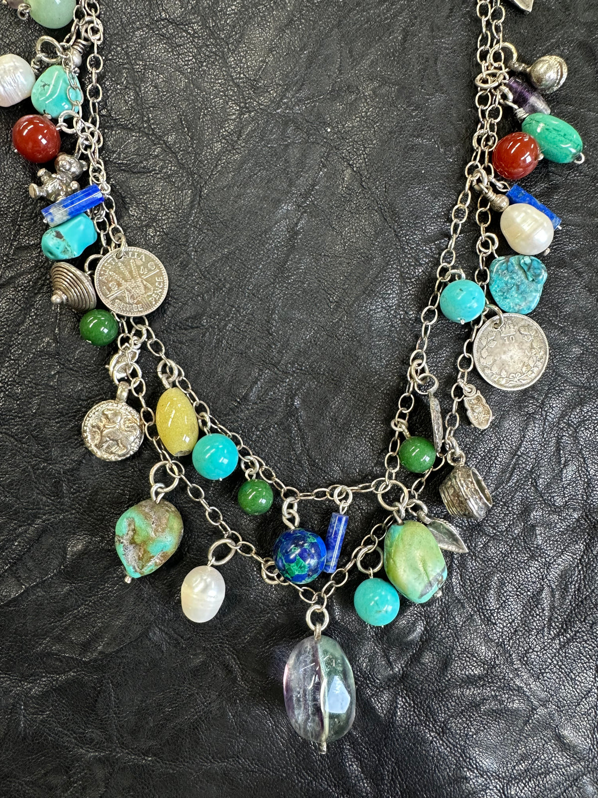Treasure Layered Charm Necklace
