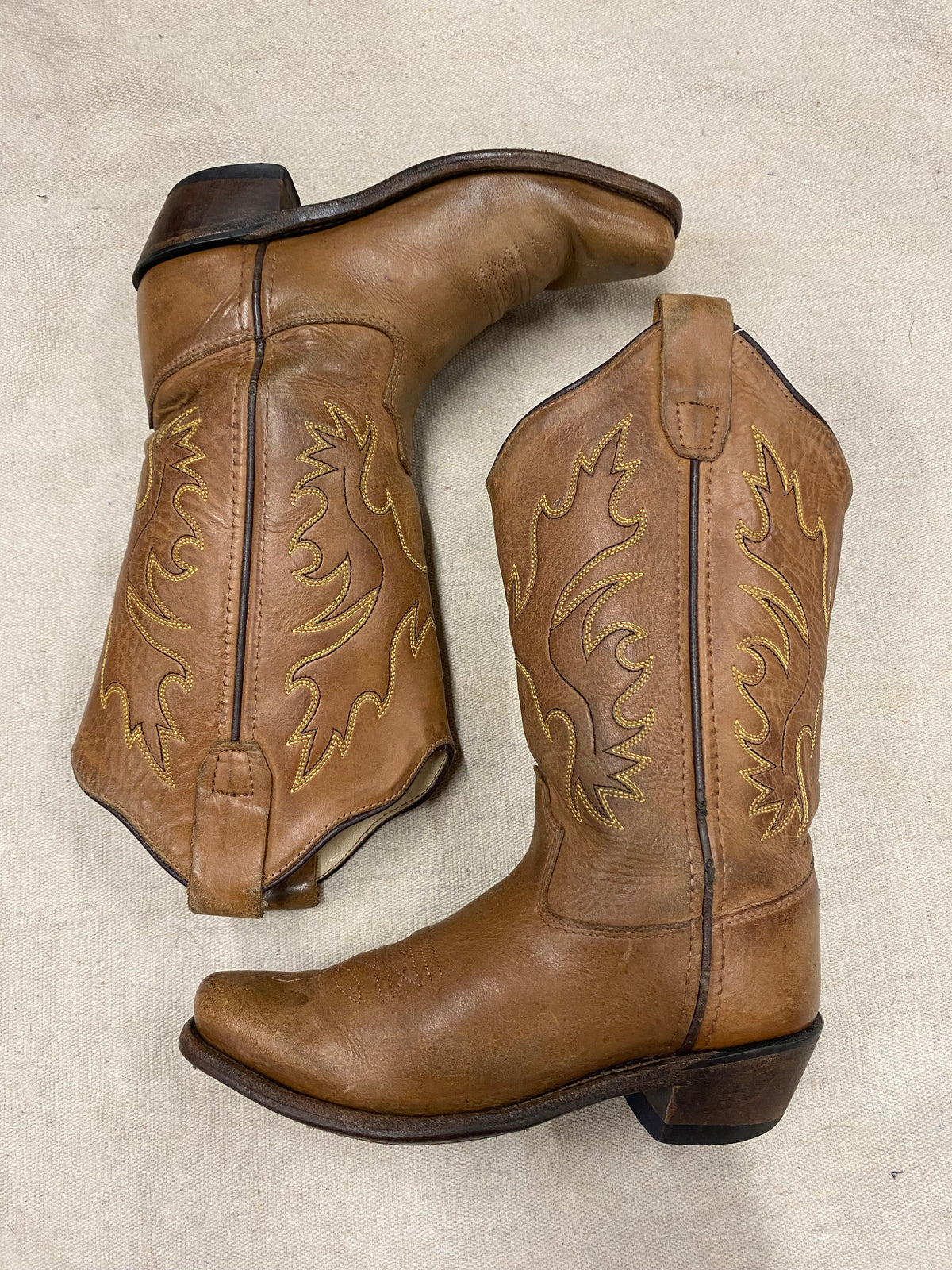 Kids Brown Cowboy Boots