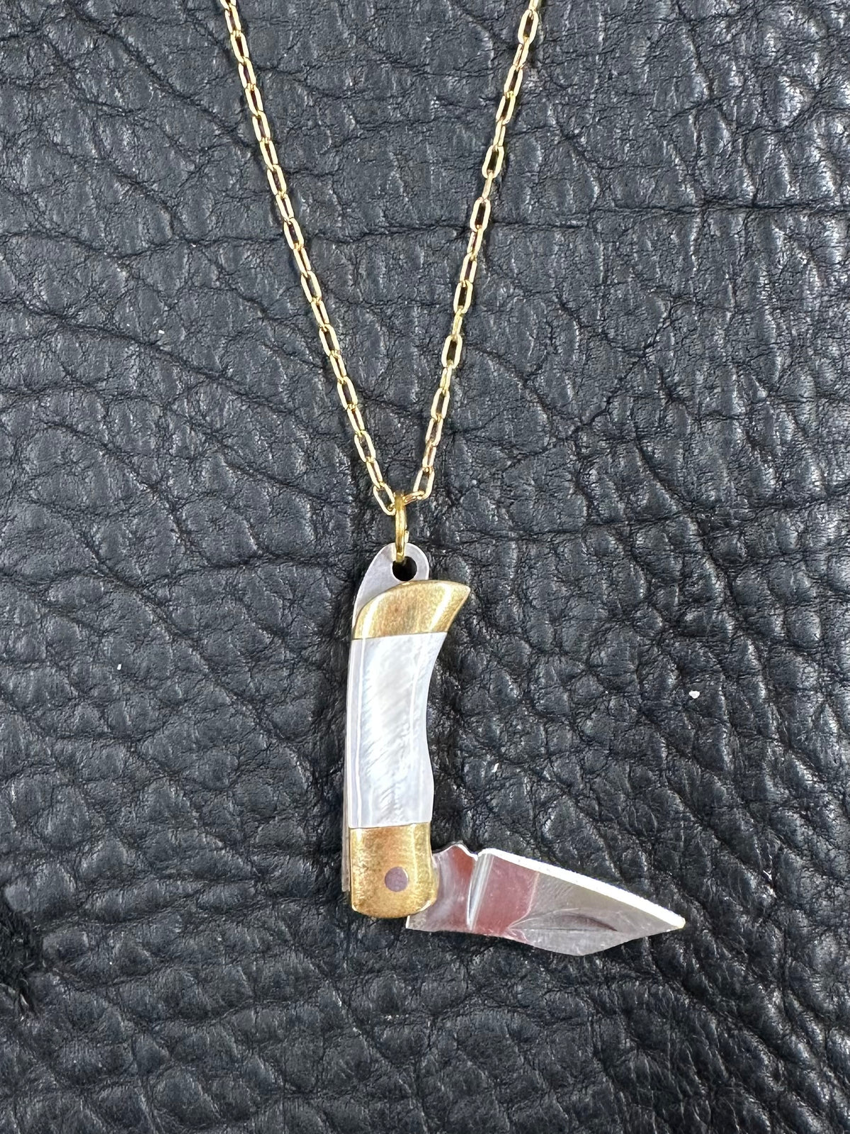 Opal Knife Necklace