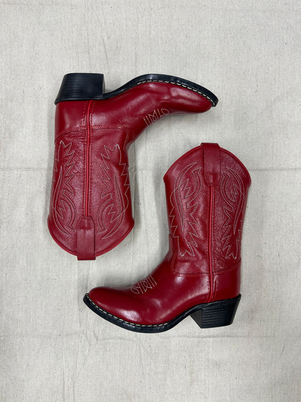 Red Kids Cowboy Boots