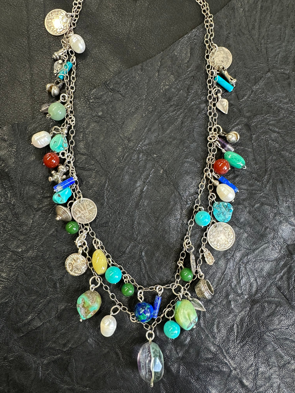 Treasure Layered Charm Necklace