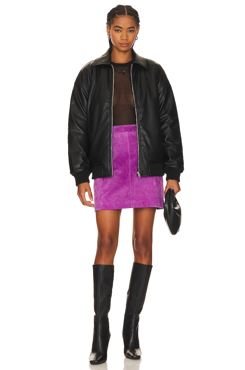 Classic Suede Mini Skirt