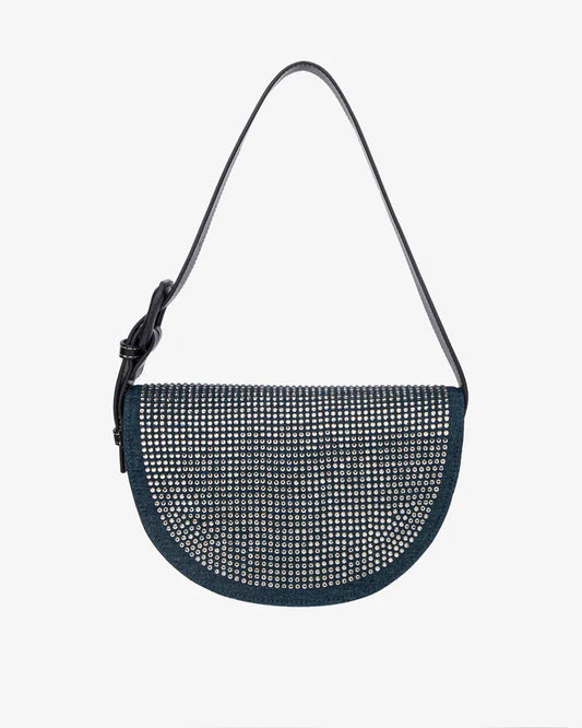 Round Embellished Shoulder Bag Round Embellished Shoulder Bag