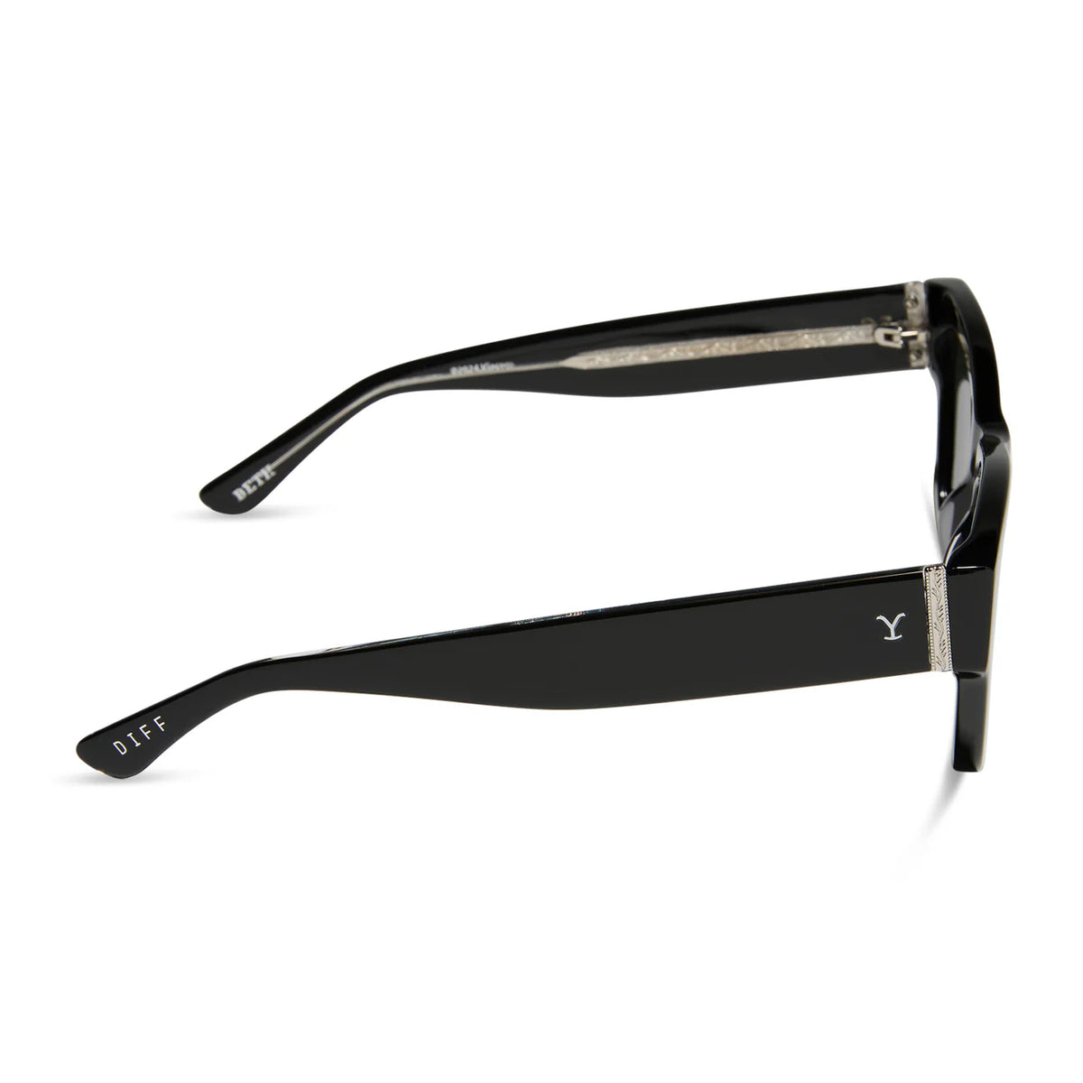 Beth II - Black & Grey Sunglasses