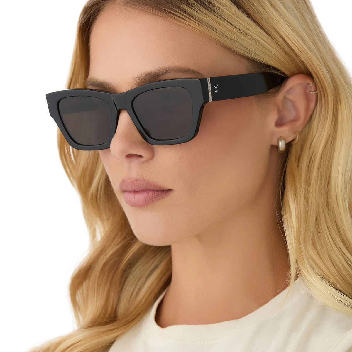 Beth II - Black & Grey Sunglasses