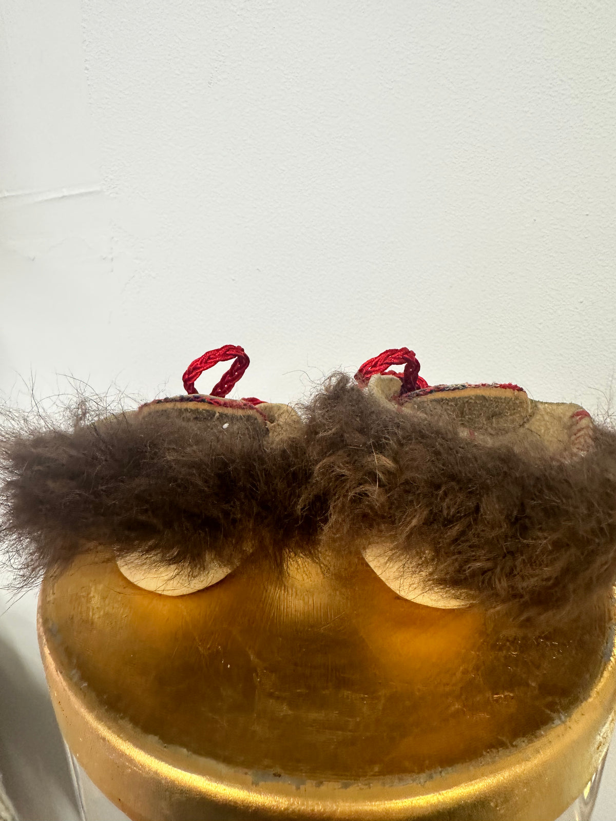 Baby Bison Trimmed Moccasins