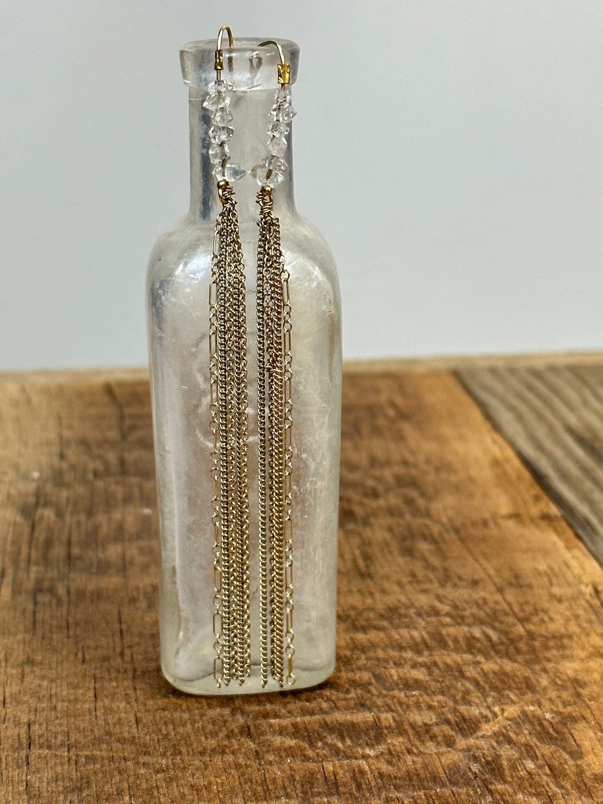 Herkimer Diamond Dangle Earrings