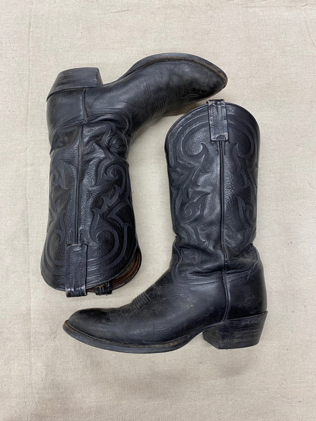 靴 vintage TONY LAMA western boots 8 black IMG_1159.heic?v=1731005032&