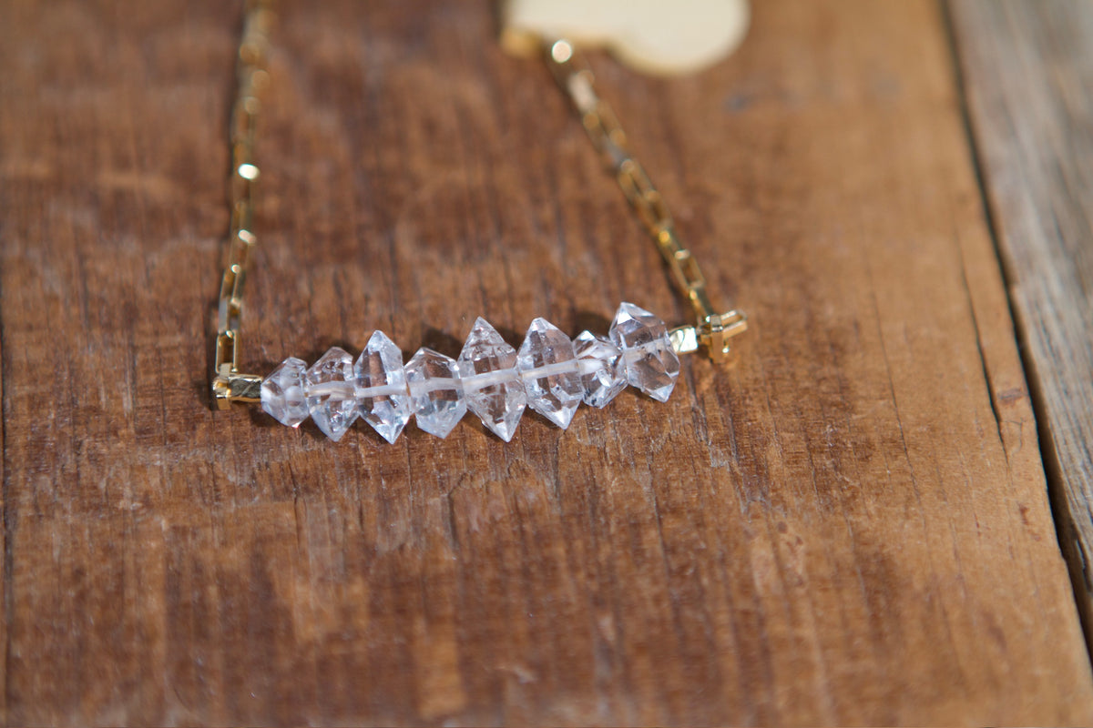 Strand Herkimer Bracelet #84