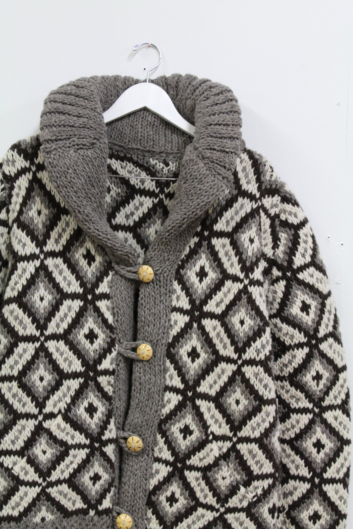 Greyscale Knit Cardigan