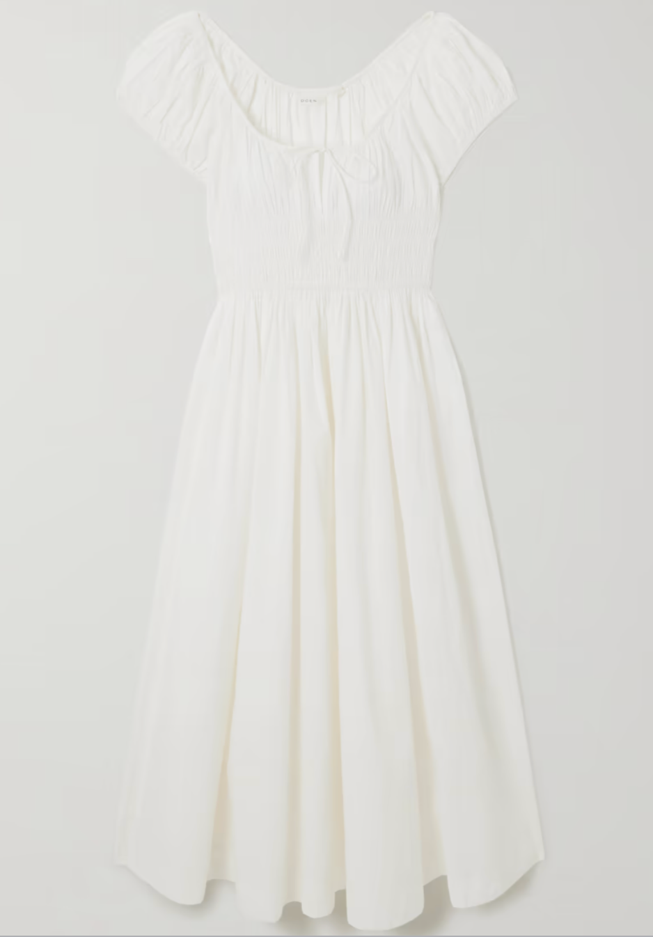 Cotton Gauze Ruffle Dress