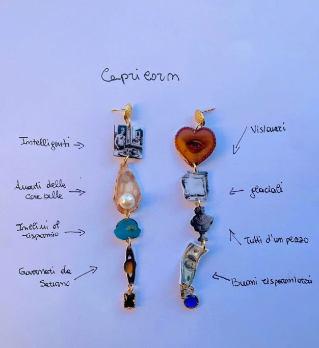 Capricorn Earrings