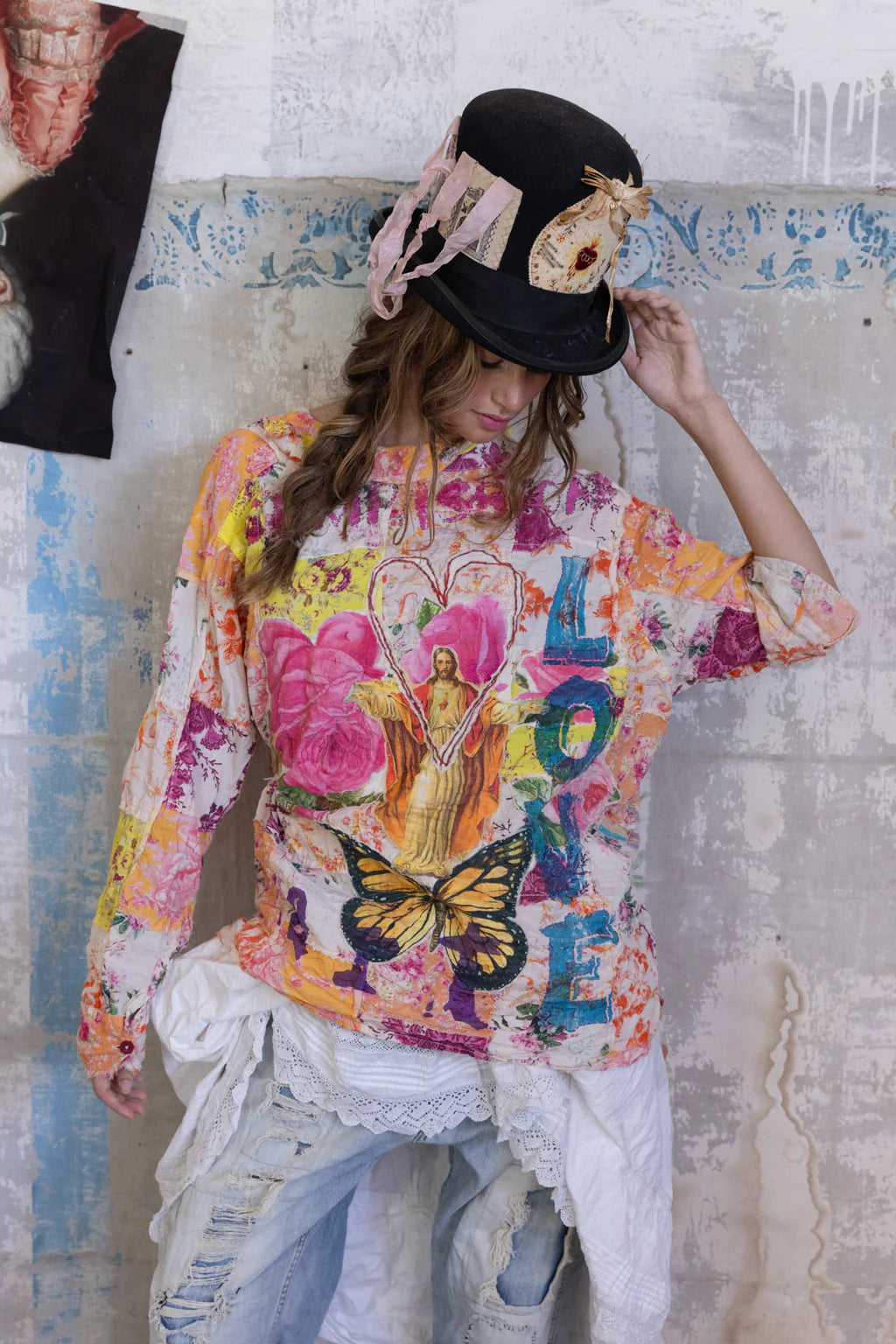 Patchwork Artist Workshirt