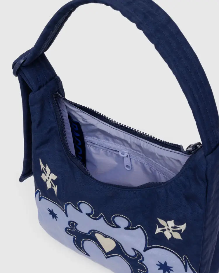 BAGGU Mini Nylon Shoulder Bag - Western Appliqué
