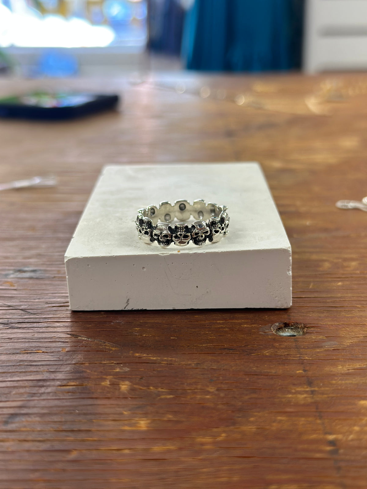 Men’s Sterling Skull Ring