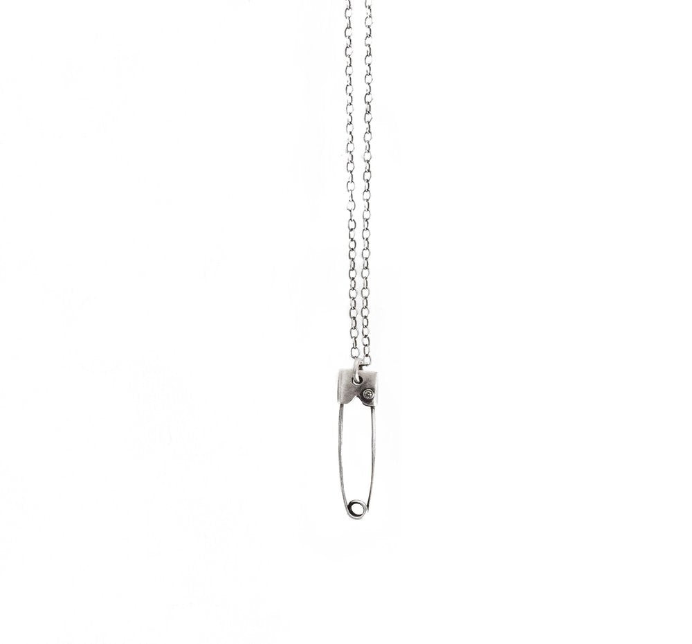 Safety Pin Necklace