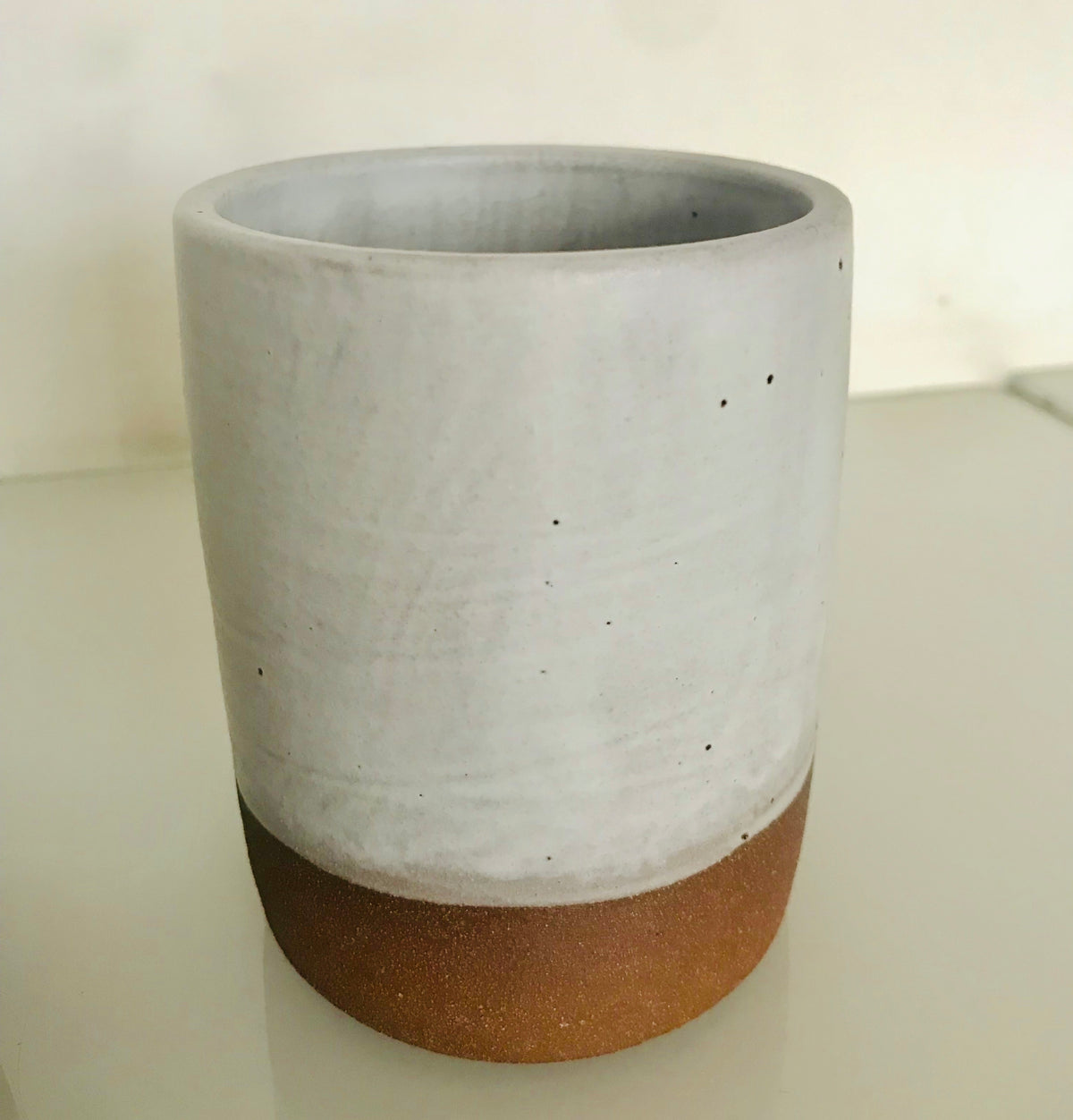 Satin White Tumbler