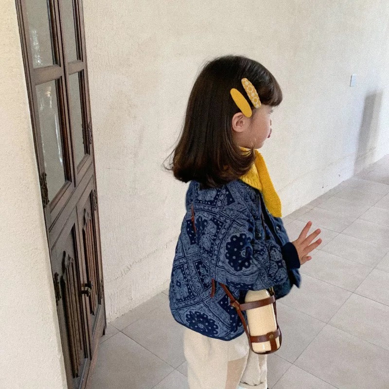 Kids Bandana Quilted Coat