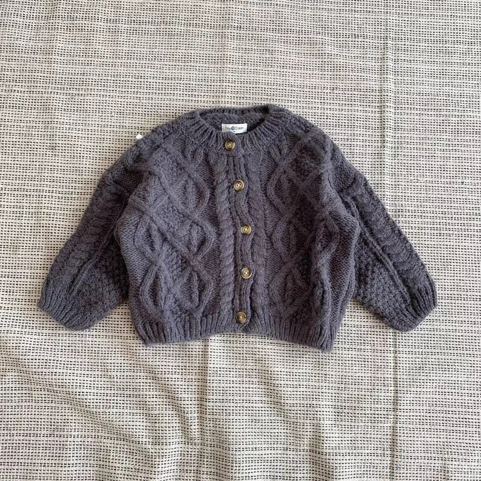 Kids Cable Knit Cardigan