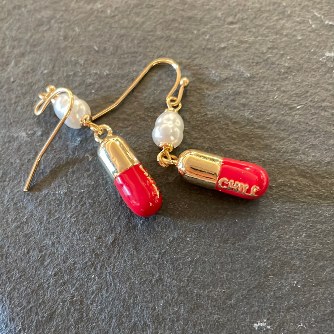 Chill Pill Earring