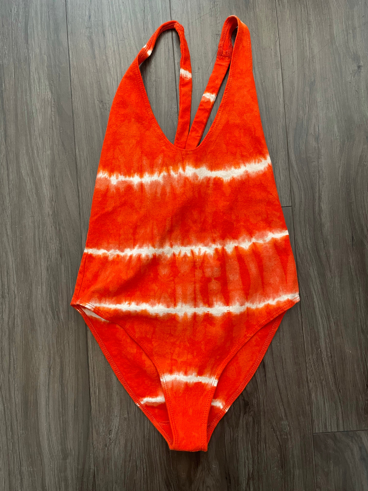 Coral Tie Dye One Piece