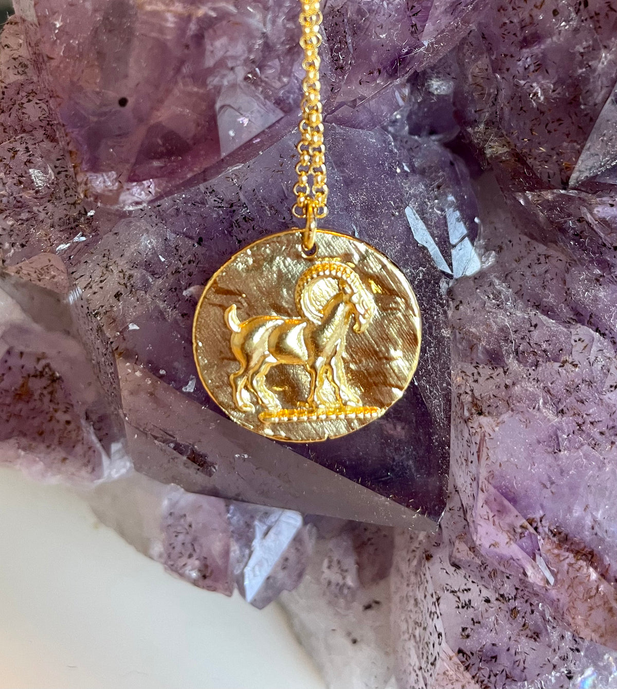 Astrology Coin Necklace
