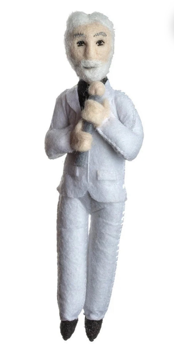 Kenny Rogers Felt Ornament
