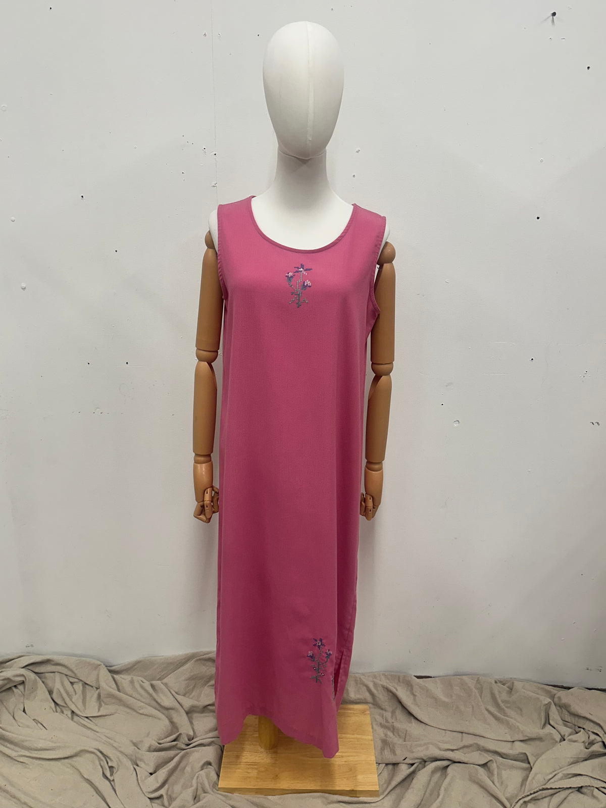Vintage Pink and Floral Dress