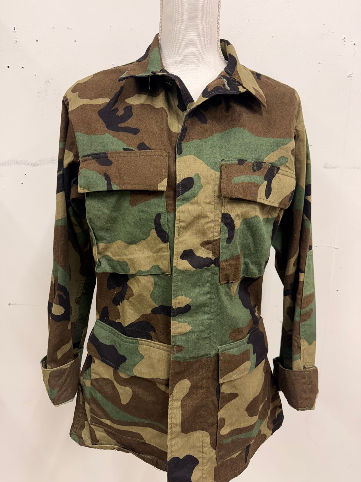 Vintage Camo Military Jacket
