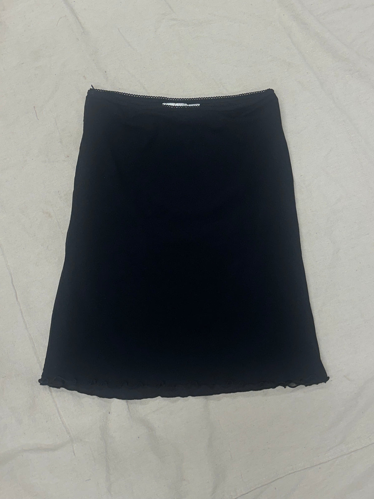 Vintage Black Midi Skirt