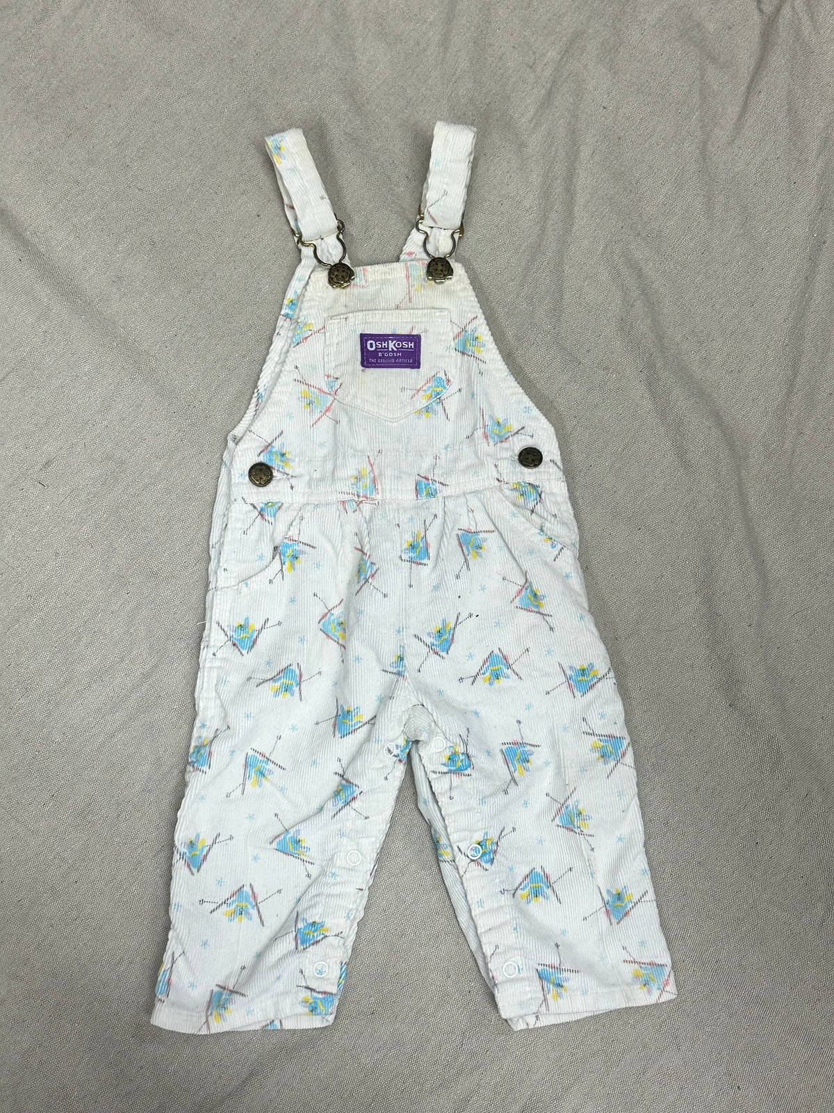 Kids Vintage Skier Overalls