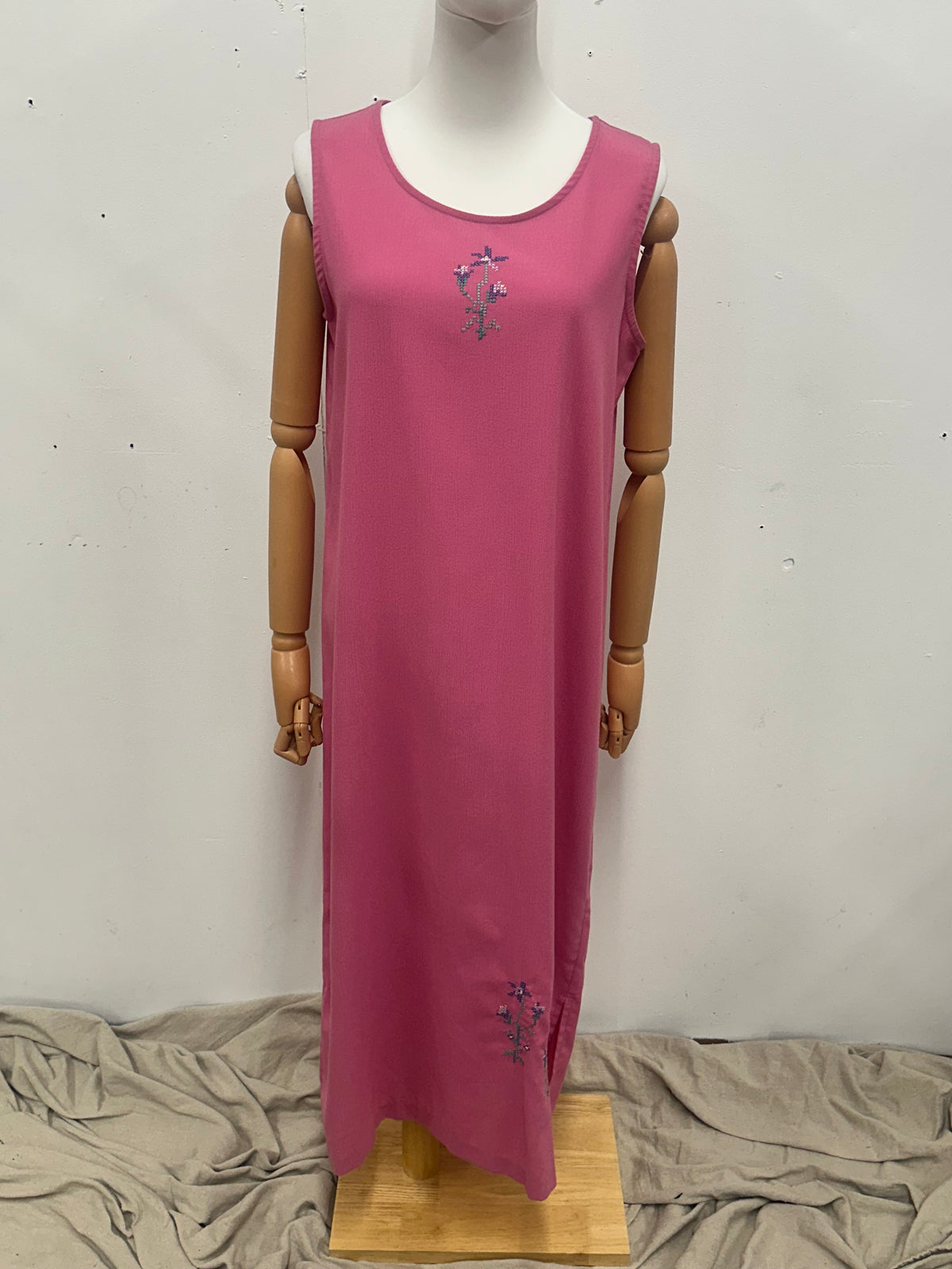 Vintage Pink and Floral Dress