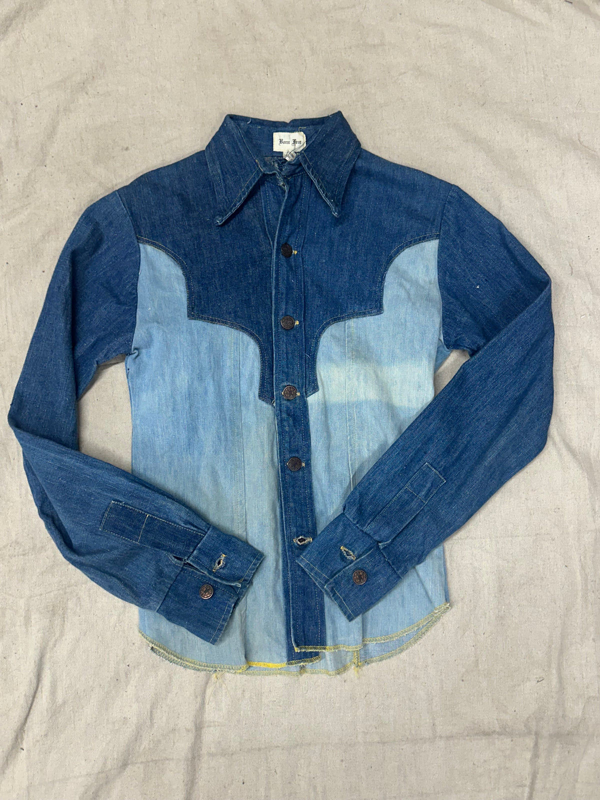 Vintage Denim Button Up