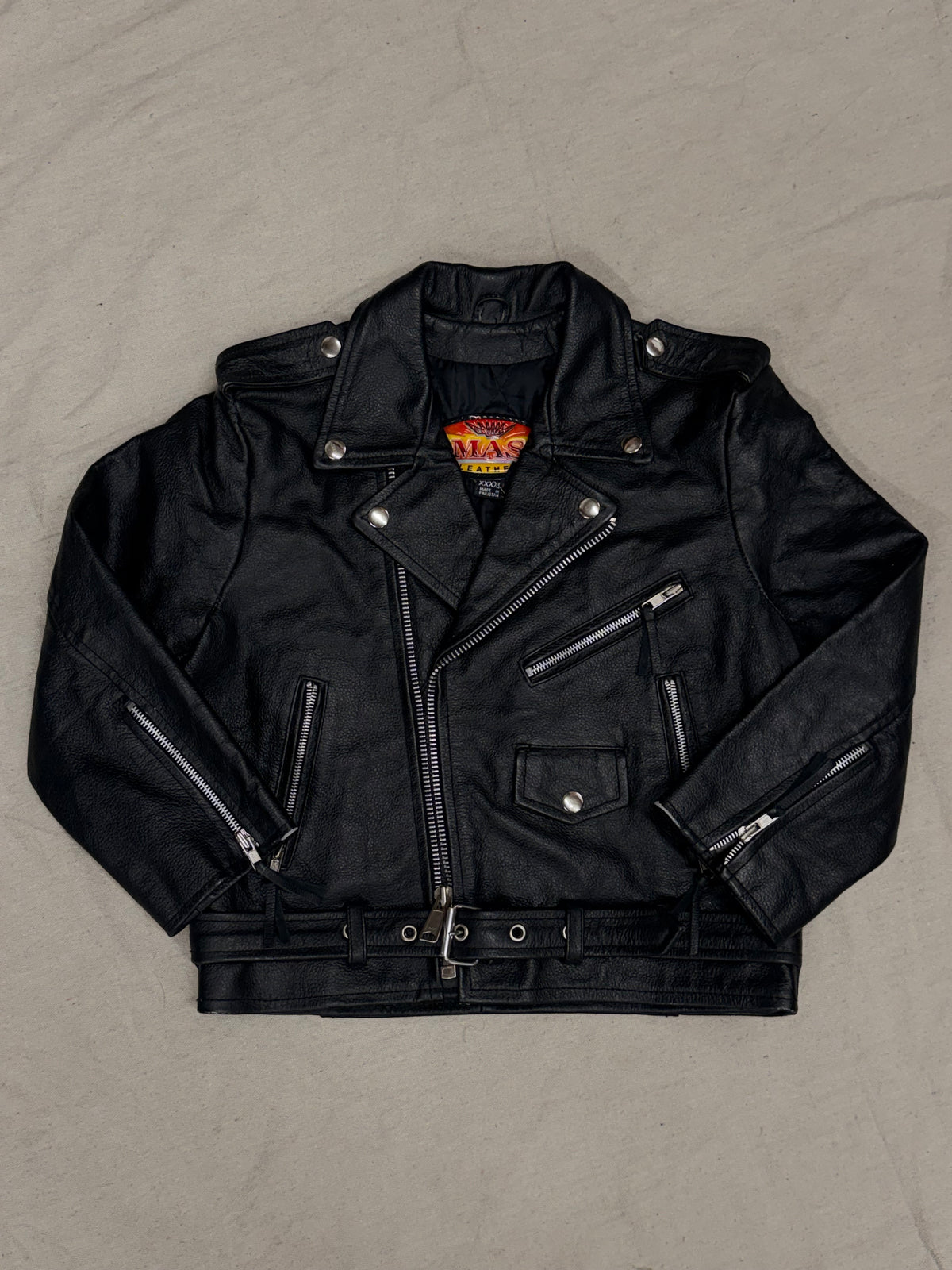 Vintage Kids Leather Jacket