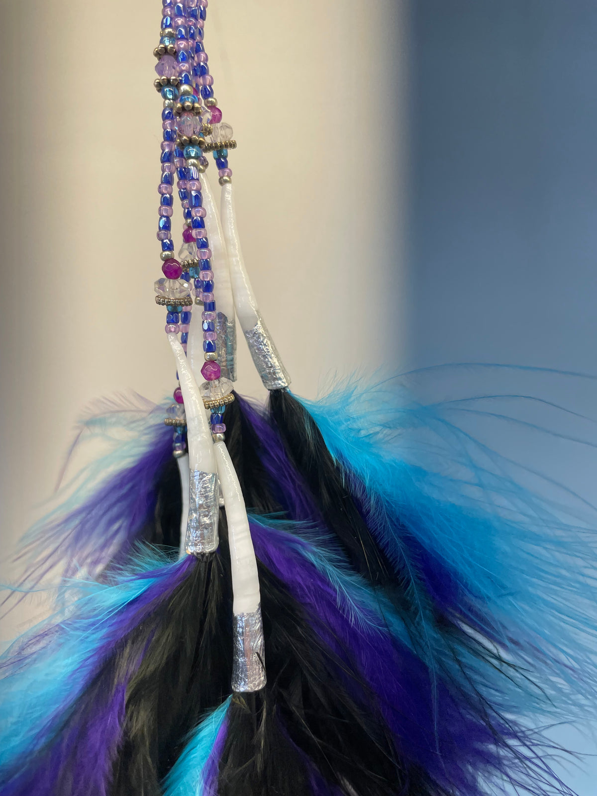 Savage Pom Feather Earrngs
