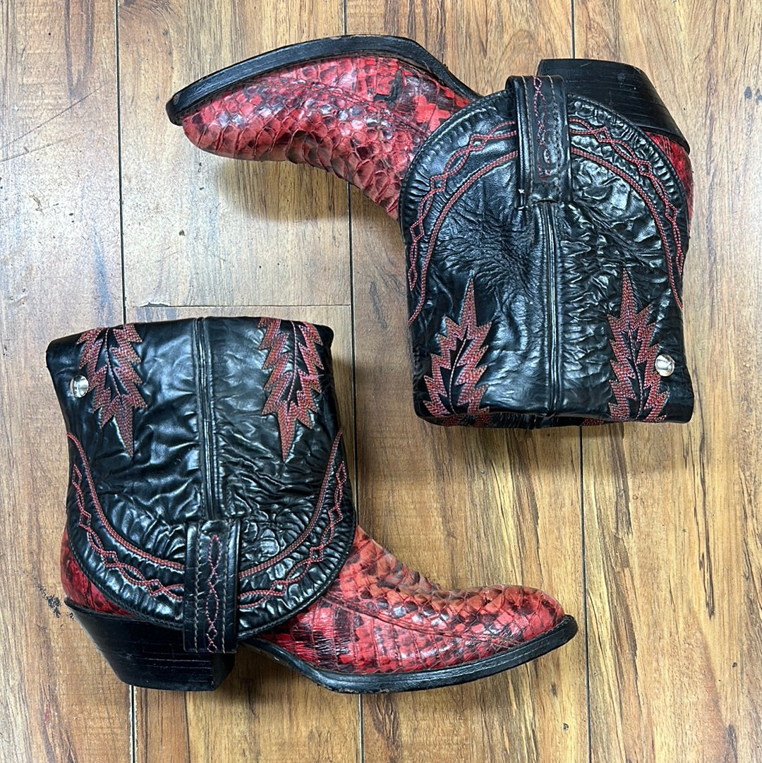 Tony lama snakeskin clearance boots