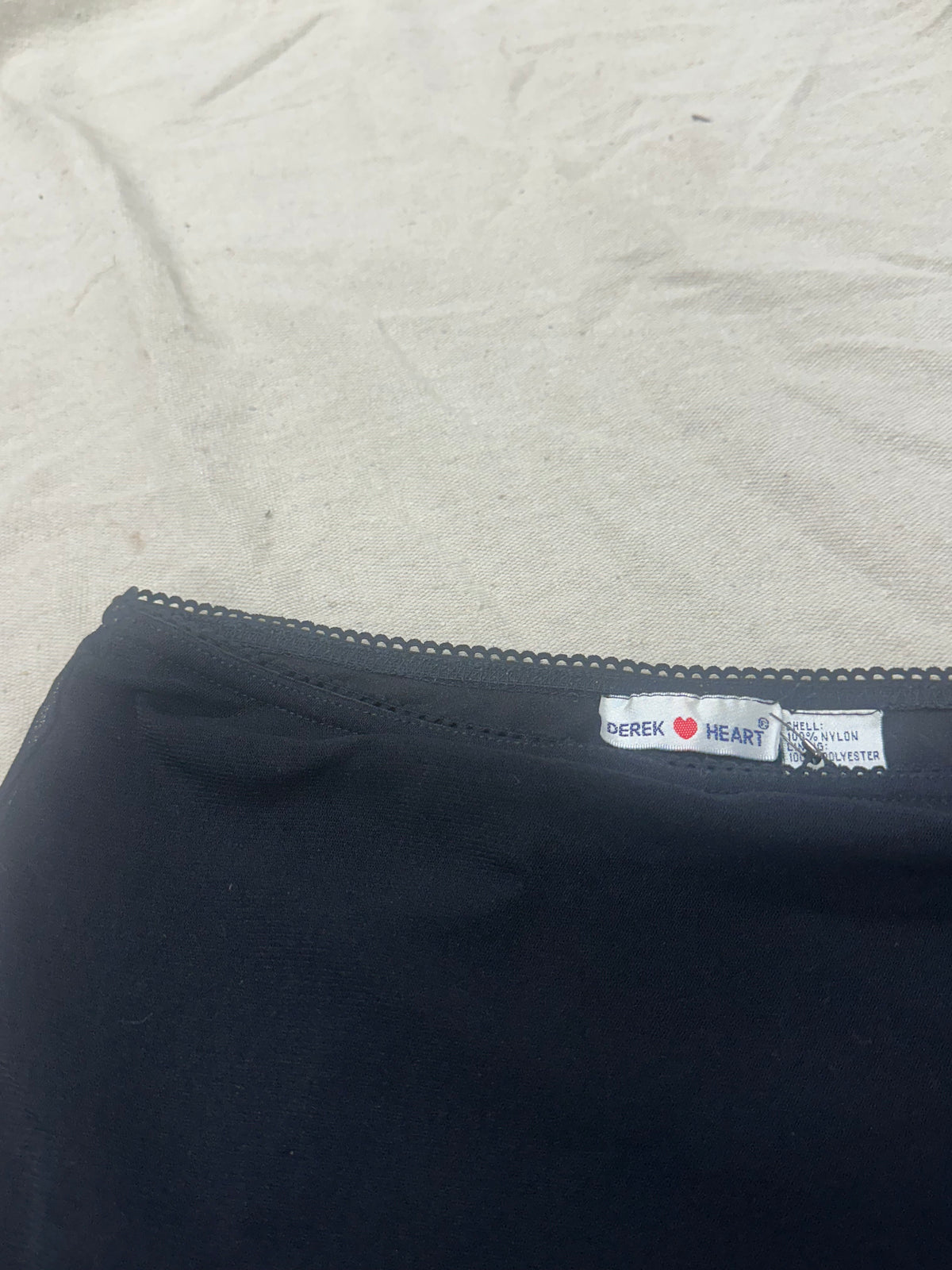 Vintage Black Midi Skirt