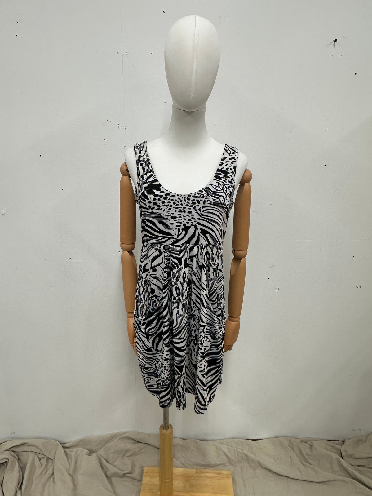 Vintage Zebra Y2K Dress