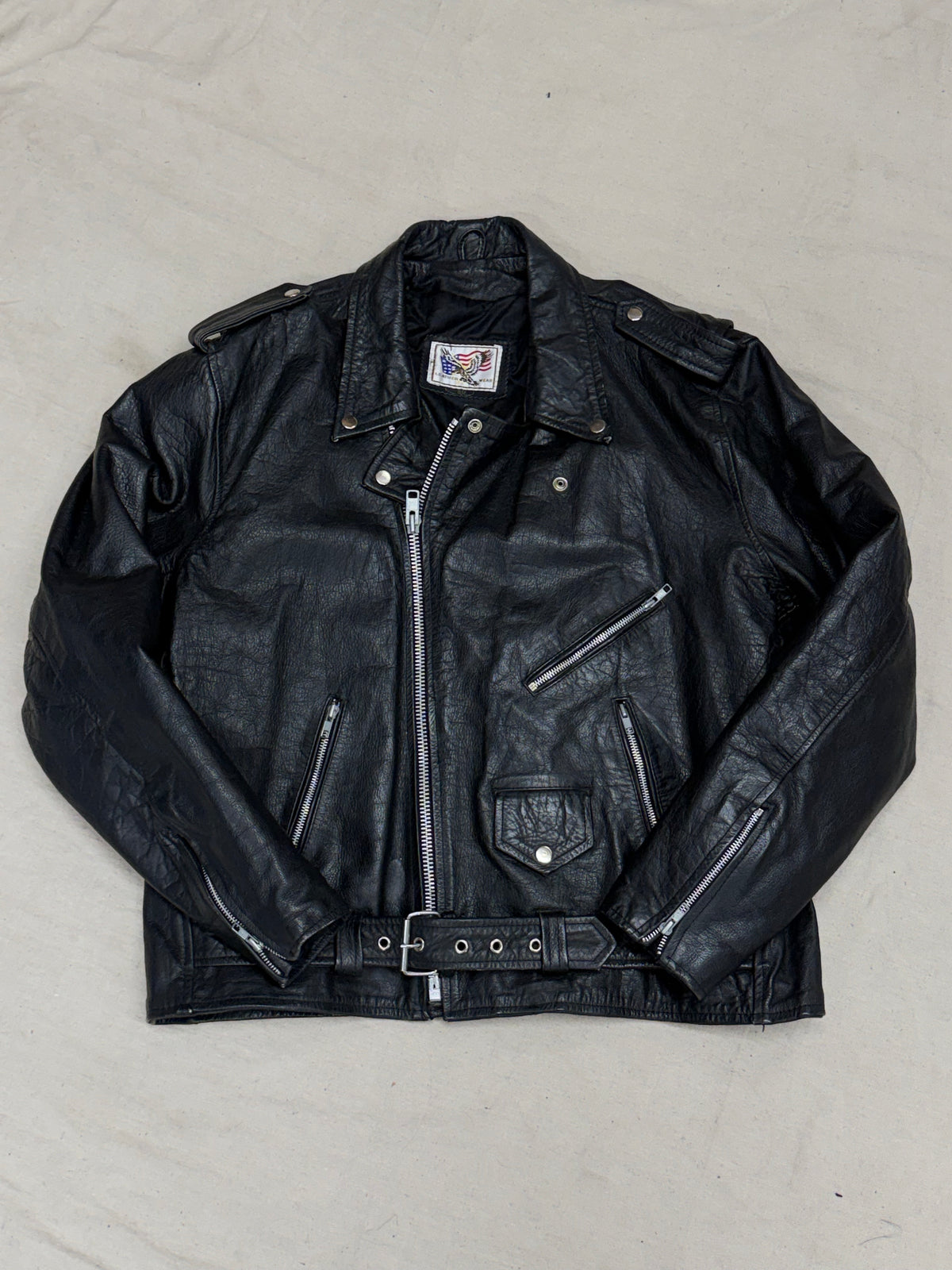 Vintage Moto Leather Jacket