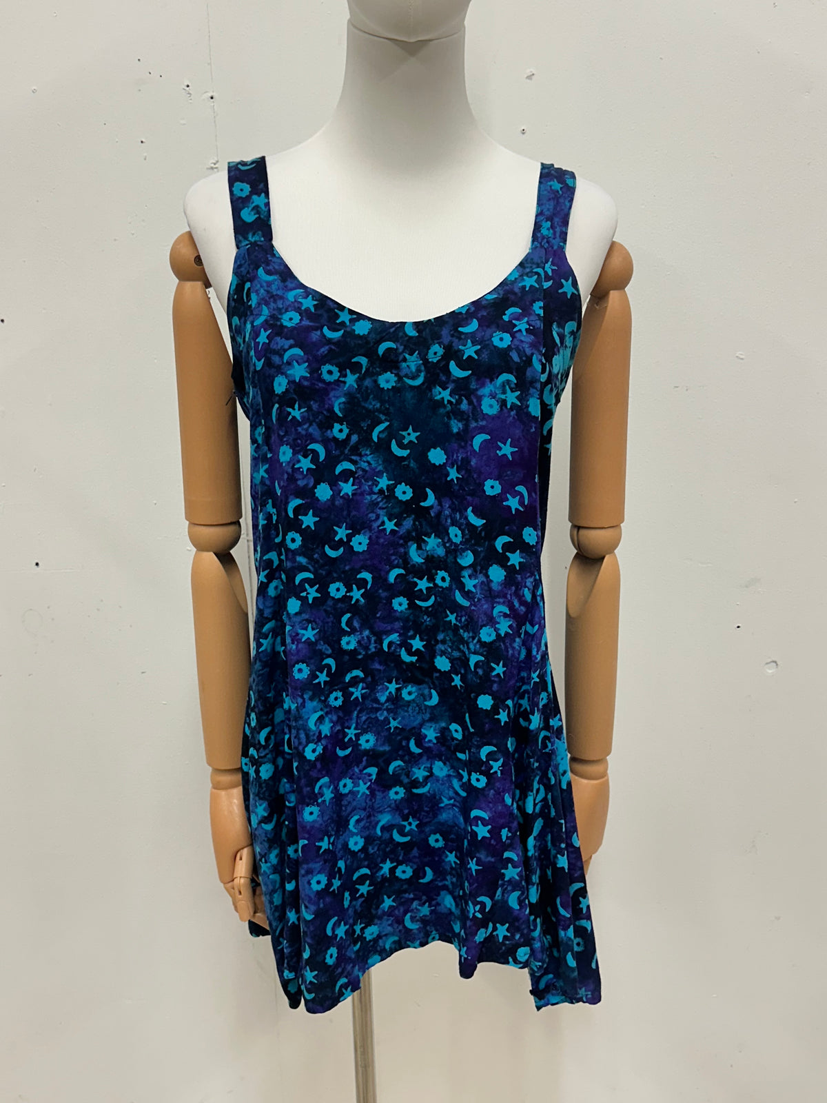 Vintage Blue and Purple Dress