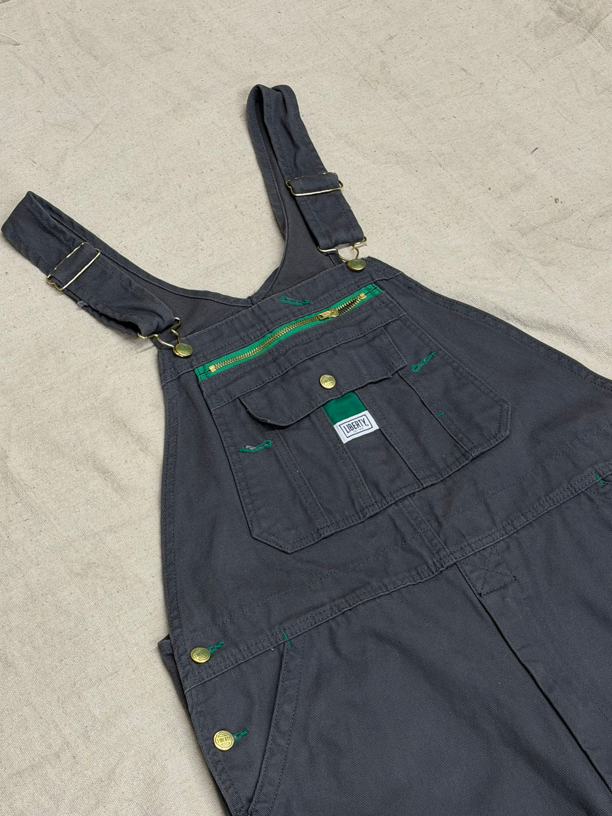 Vintage Dark Grey Overalls