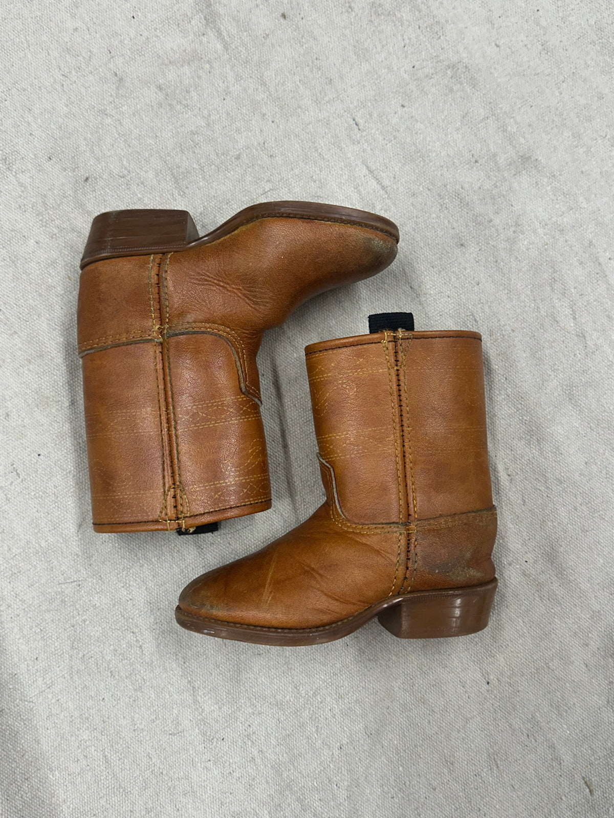 Kids Chestnut Cowboy Boots