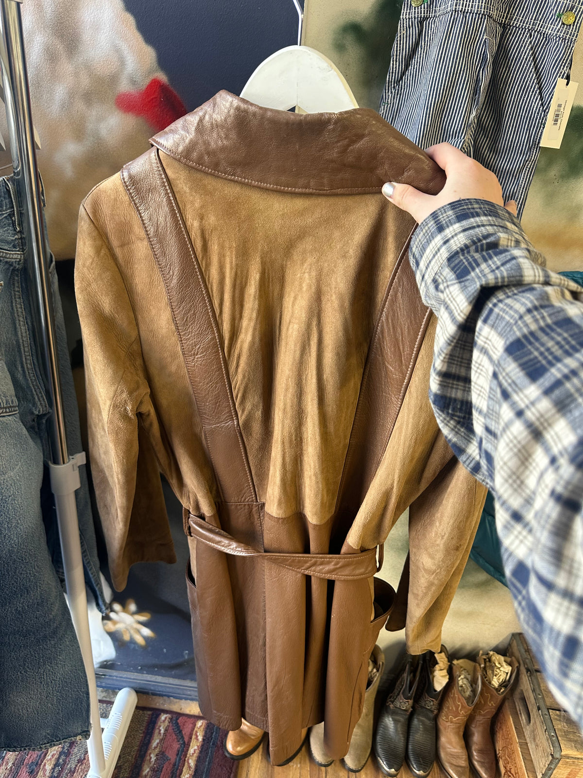 Vintage Brown Leather Jacket