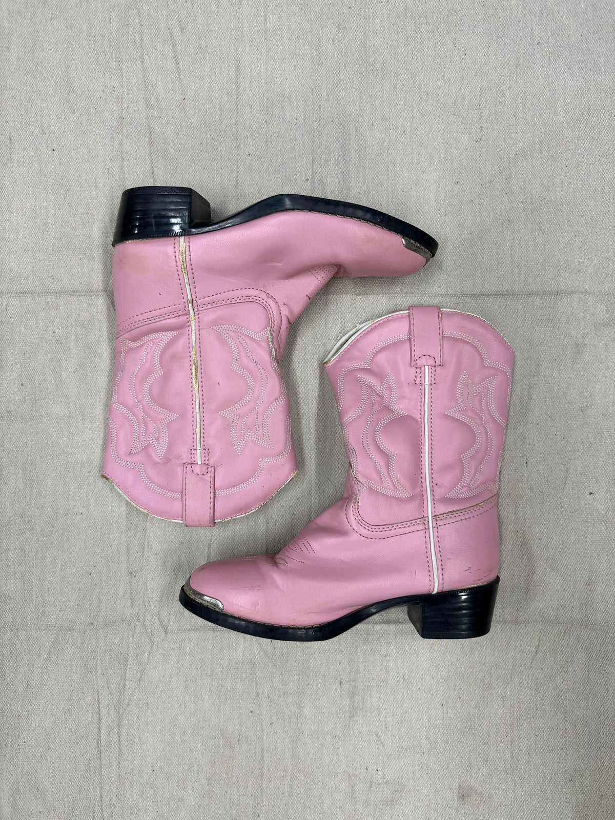 Baby Pink Kids Cowboy Boots