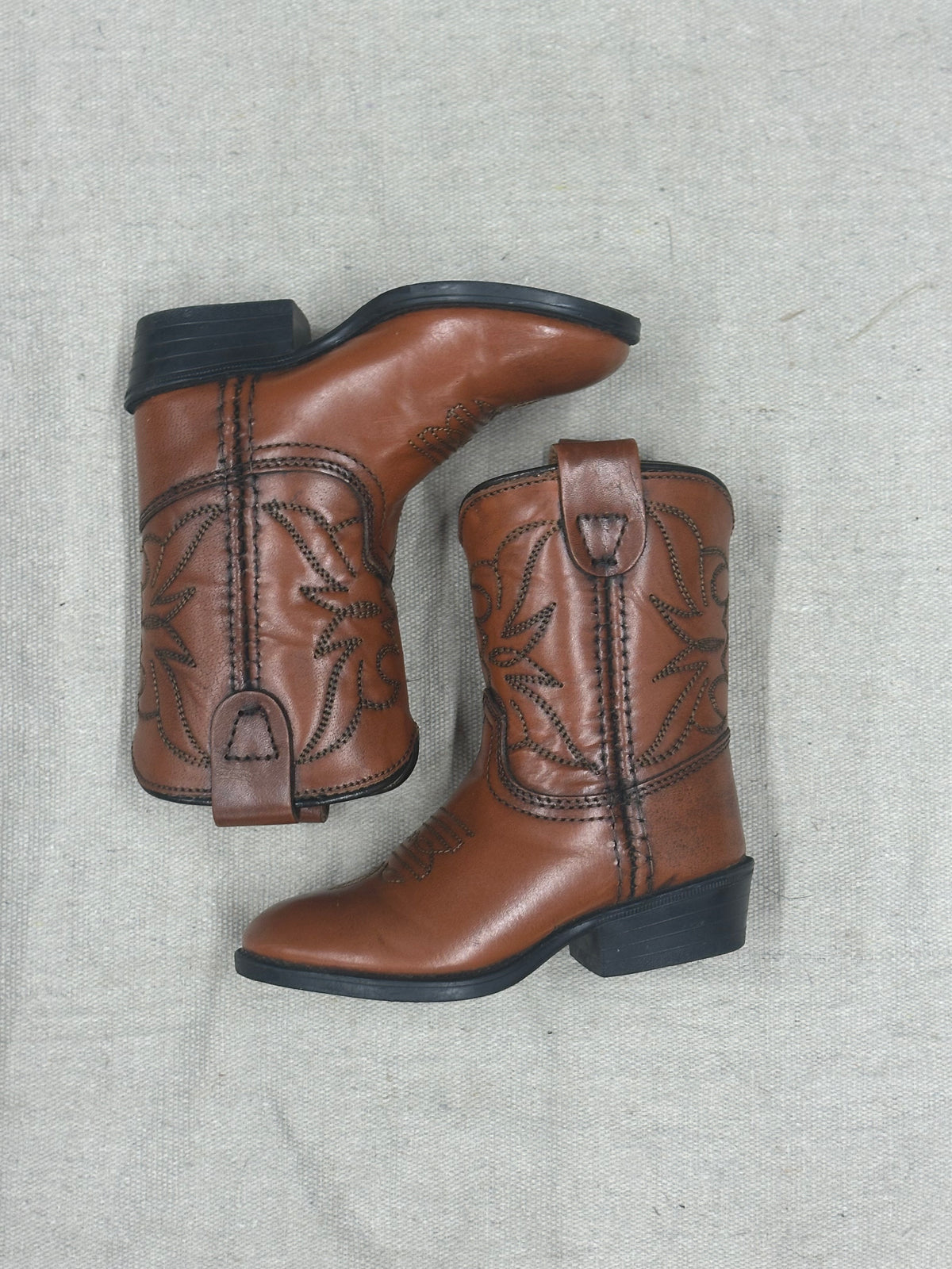 Kids Brown Cowboy Boots