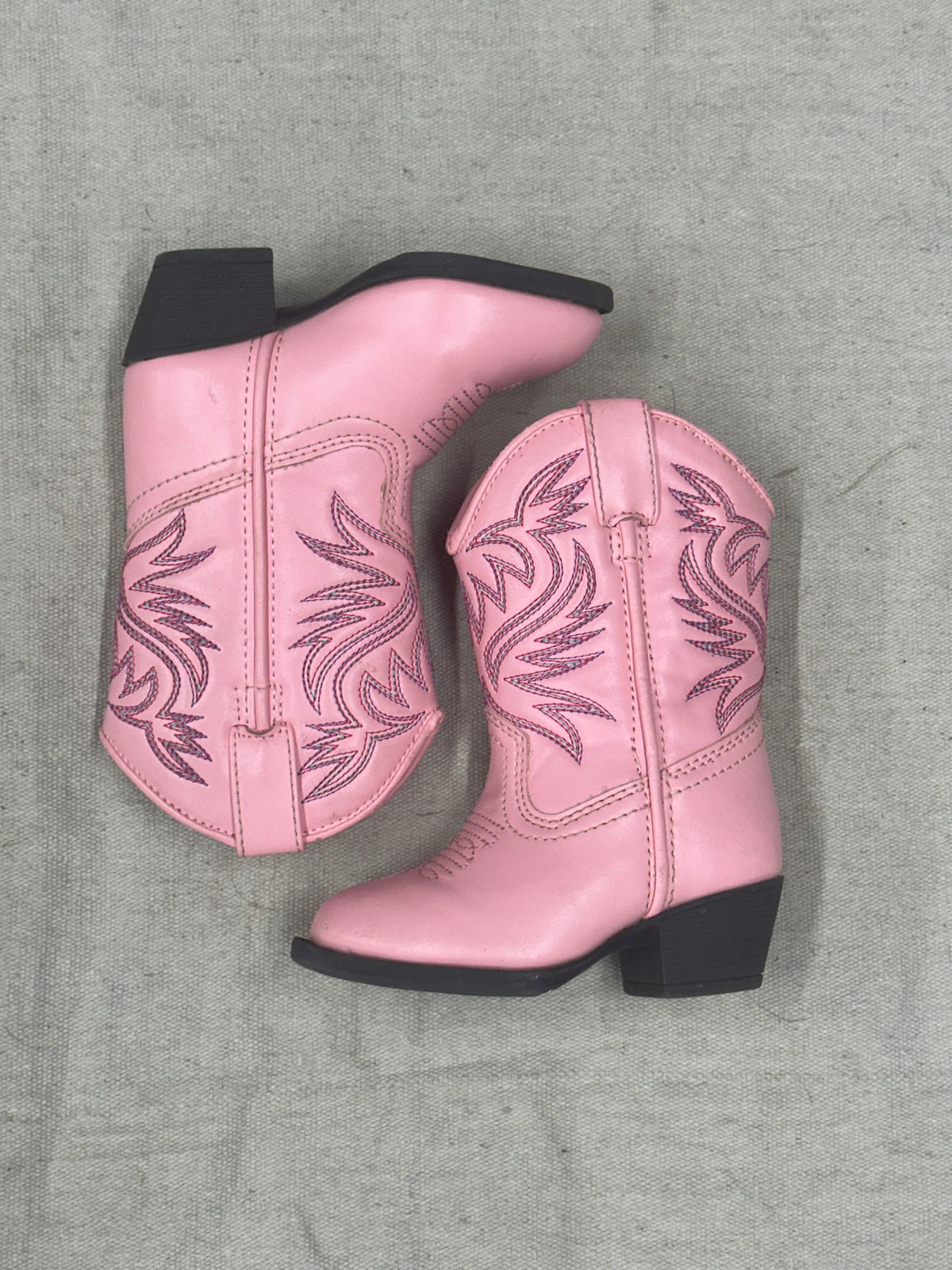 Kids Pink Cowboy Boots
